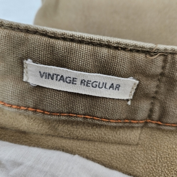 Weatherproof Vintage Tan Canvas Fleece Lined Pants Workwear Size 38x34‎ Men's H5 - Picture 9 of 12